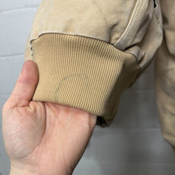 Vintage Carhartt Quilt-Lined Santa Fe Jacket “Wheat” J14 WET - Picture 10 of 13